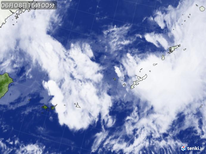 実況天気図(2019年06月08日)