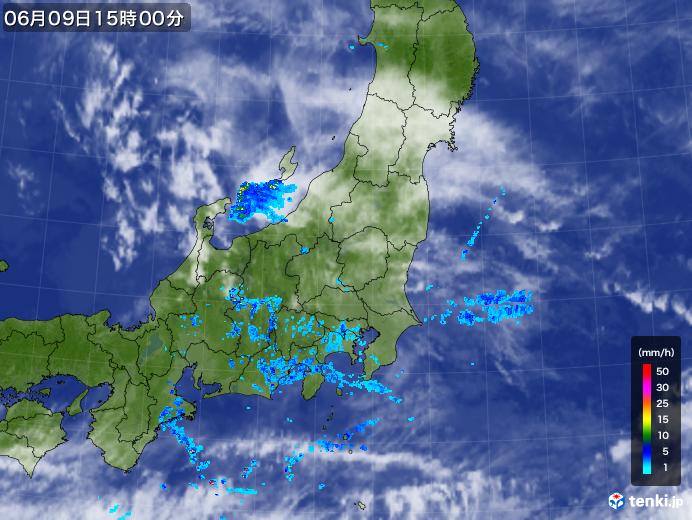 実況天気図(2019年06月09日)