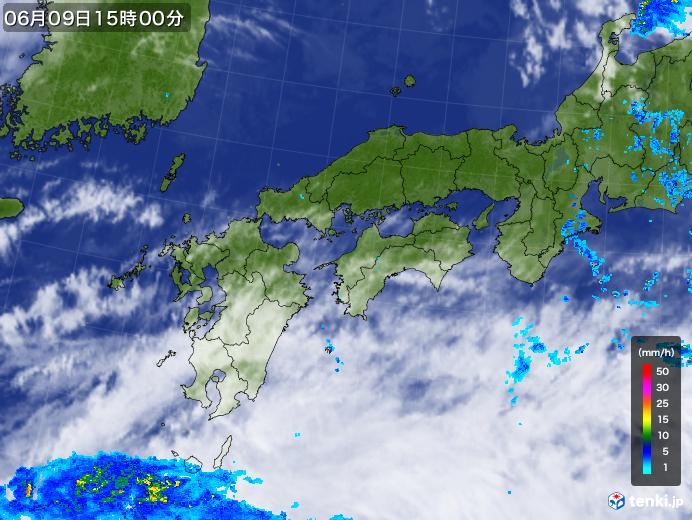 実況天気図(2019年06月09日)