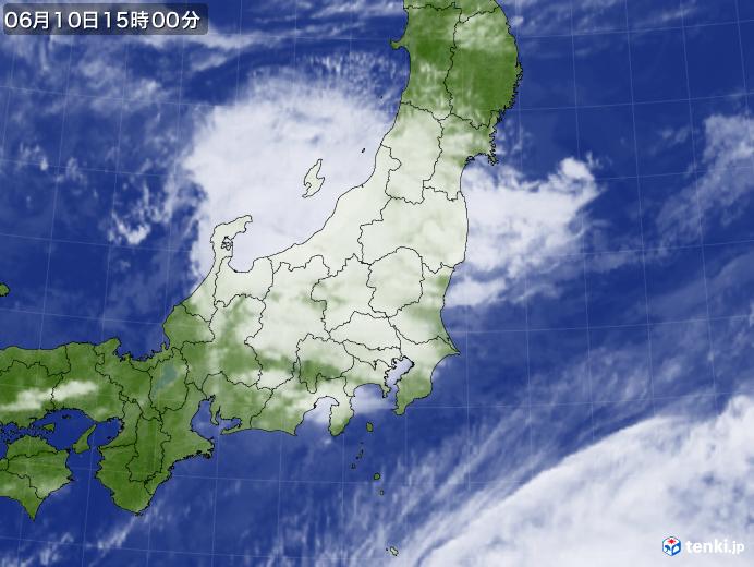 実況天気図(2019年06月10日)