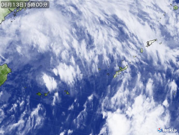 実況天気図(2019年06月13日)