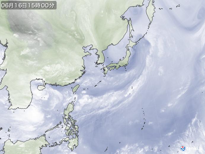 実況天気図(2019年06月16日)