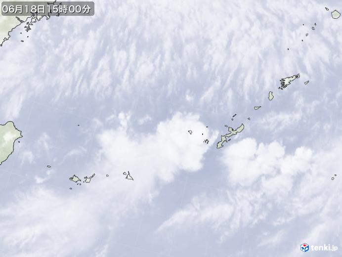 実況天気図(2019年06月18日)