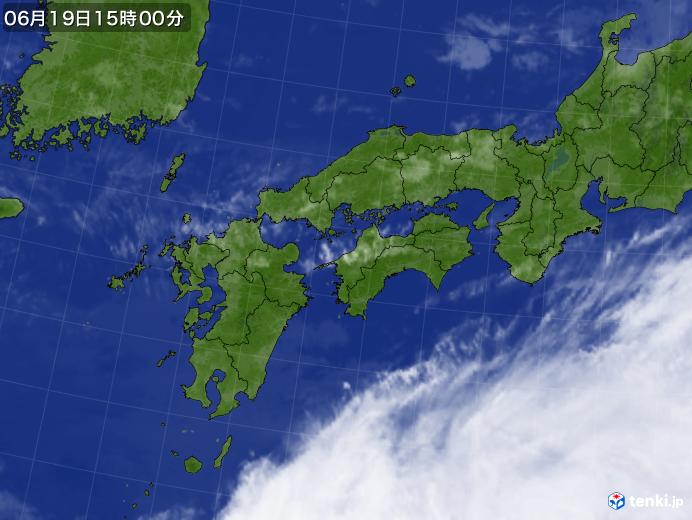 実況天気図(2019年06月19日)