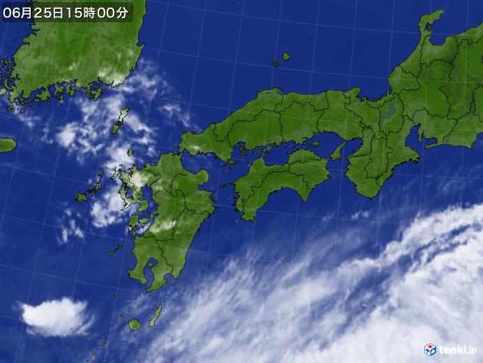 実況天気図(2019年06月25日)