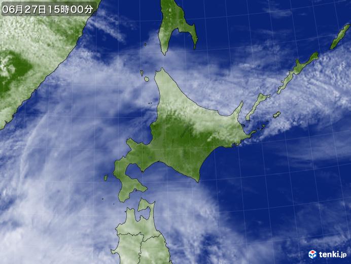 実況天気図(2019年06月27日)