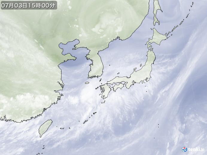 実況天気図(2019年07月03日)