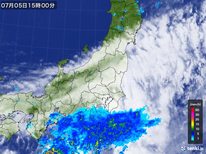 実況天気図(2019年07月05日)