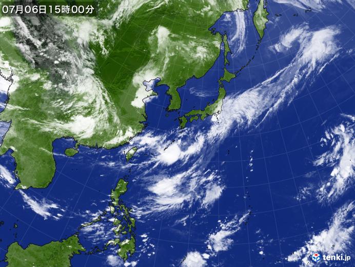 実況天気図(2019年07月06日)