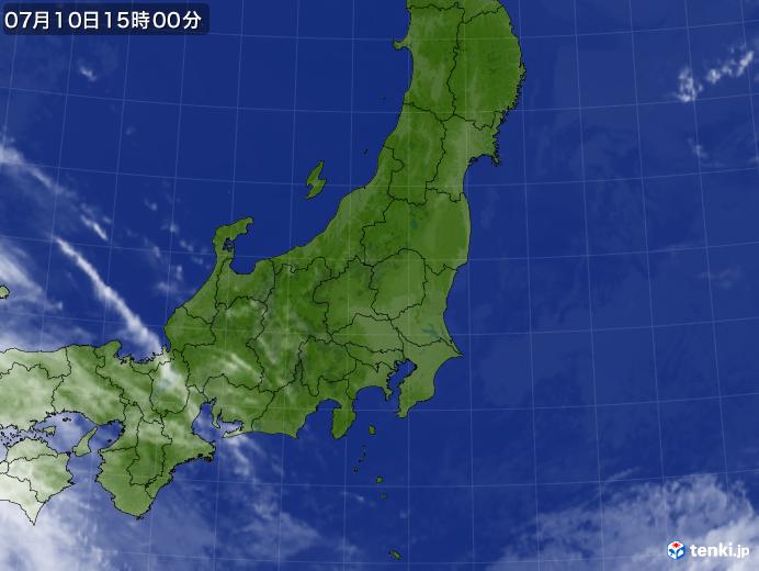 実況天気図(2019年07月10日)