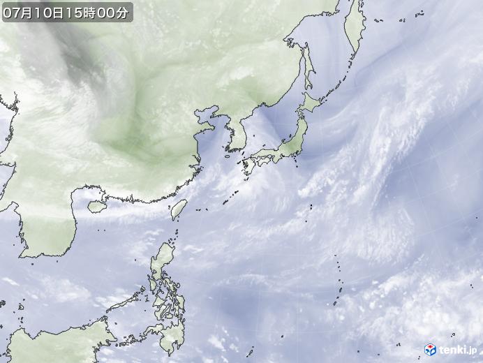 実況天気図(2019年07月10日)