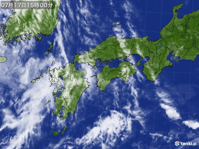 実況天気図(2019年07月17日)