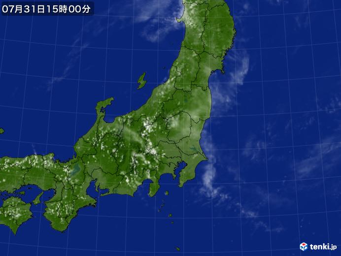 実況天気図(2019年07月31日)