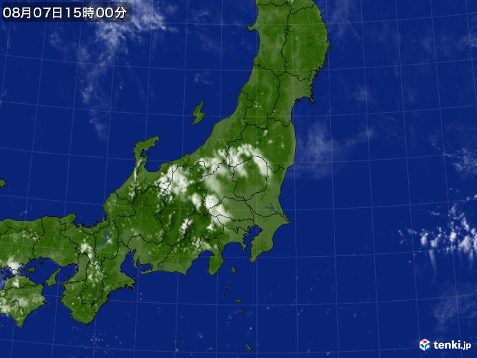 実況天気図(2019年08月07日)