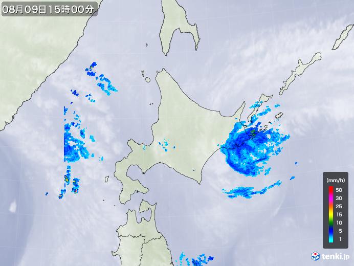 実況天気図(2019年08月09日)