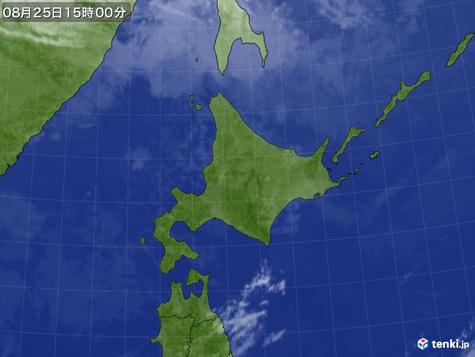 実況天気図(2019年08月25日)