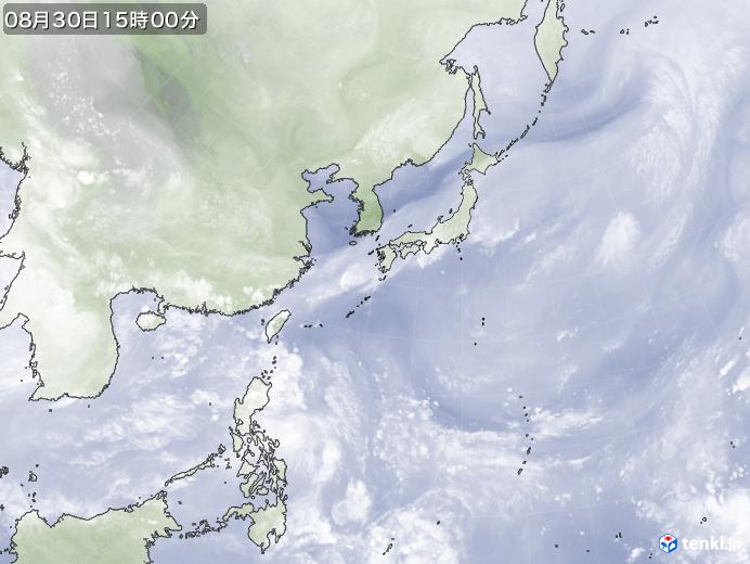 実況天気図(2019年08月30日)