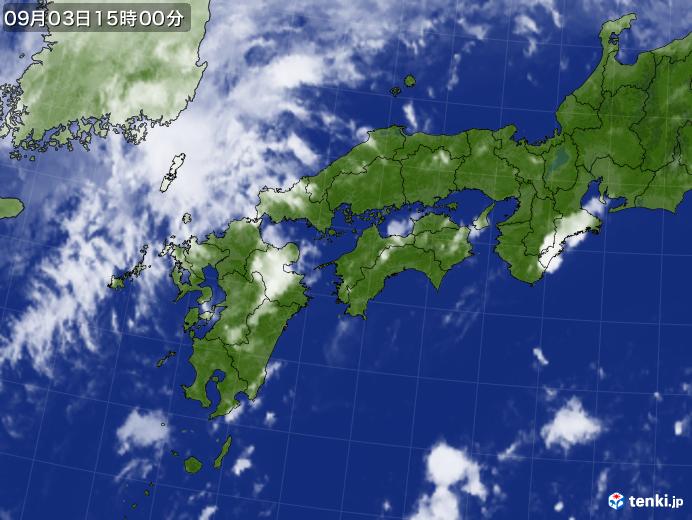実況天気図(2019年09月03日)