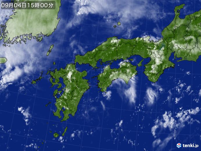 実況天気図(2019年09月04日)