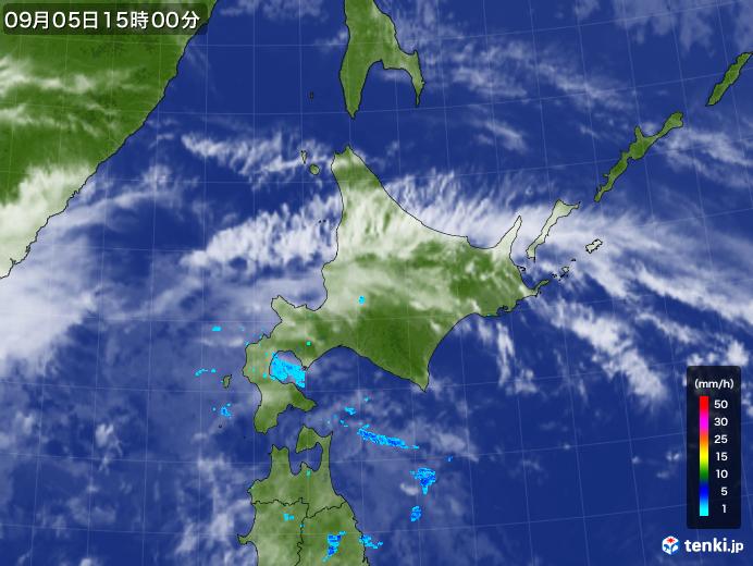 実況天気図(2019年09月05日)