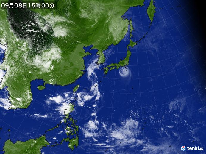 実況天気図(2019年09月08日)