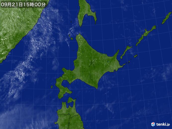 実況天気図(2019年09月21日)