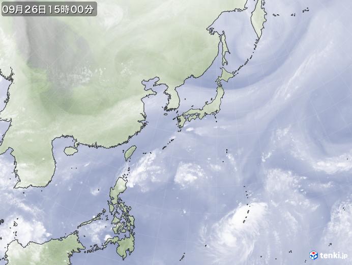 実況天気図(2019年09月26日)