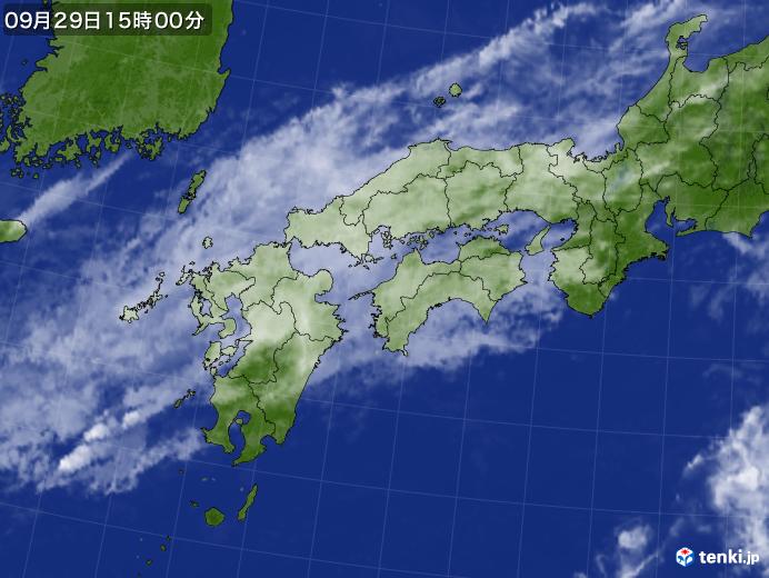 実況天気図(2019年09月29日)