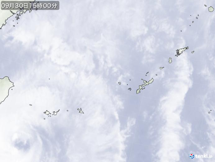 実況天気図(2019年09月30日)
