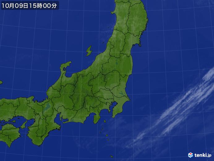 実況天気図(2019年10月09日)