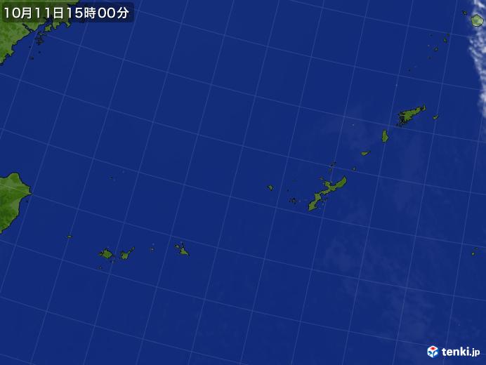 実況天気図(2019年10月11日)