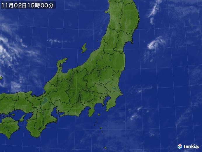 実況天気図(2019年11月02日)