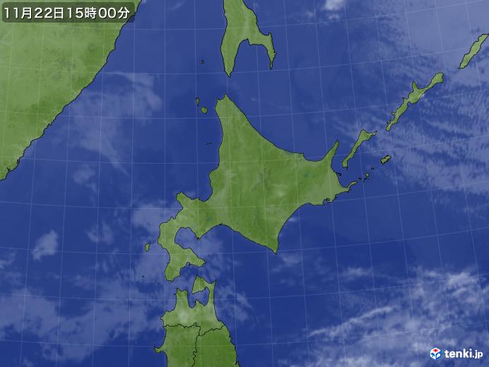 実況天気図(2019年11月22日)