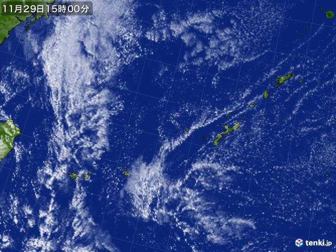 実況天気図(2019年11月29日)