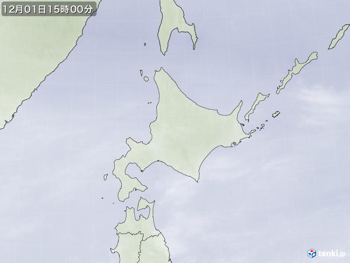 実況天気図(2019年12月01日)