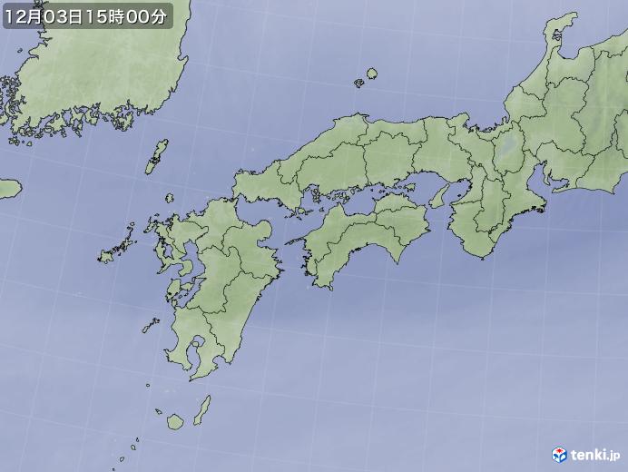 実況天気図(2019年12月03日)