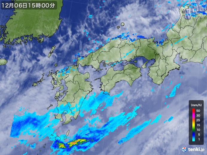 実況天気図(2019年12月06日)