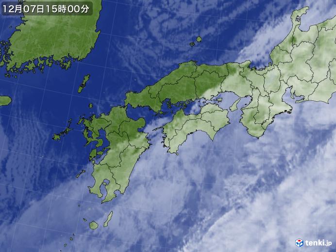 実況天気図(2019年12月07日)