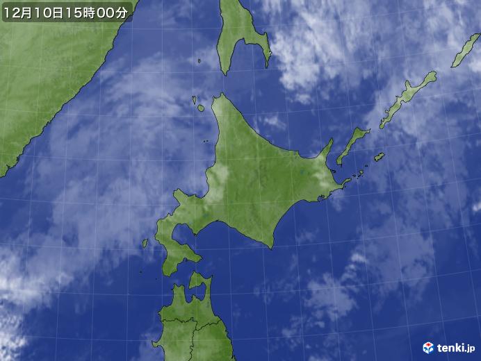 実況天気図(2019年12月10日)