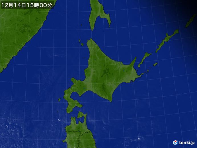 実況天気図(2019年12月14日)