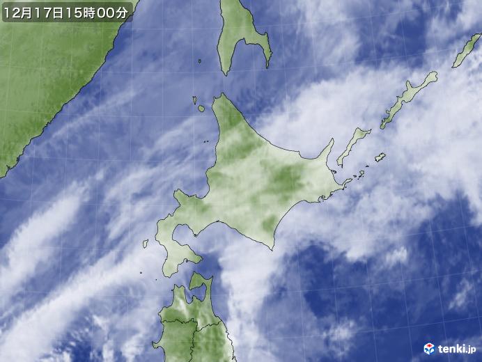 実況天気図(2019年12月17日)