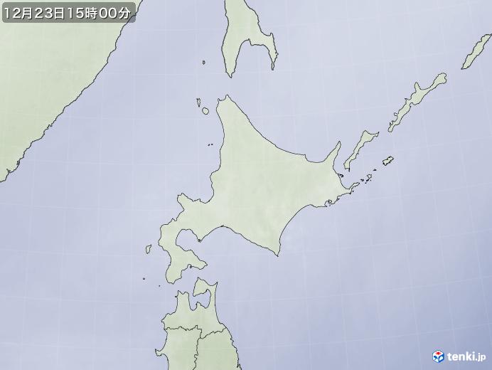 実況天気図(2019年12月23日)