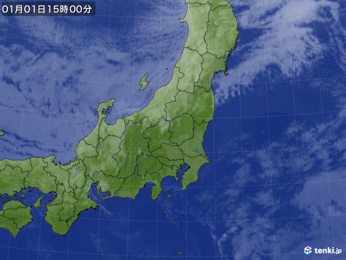 実況天気図(2020年01月01日)