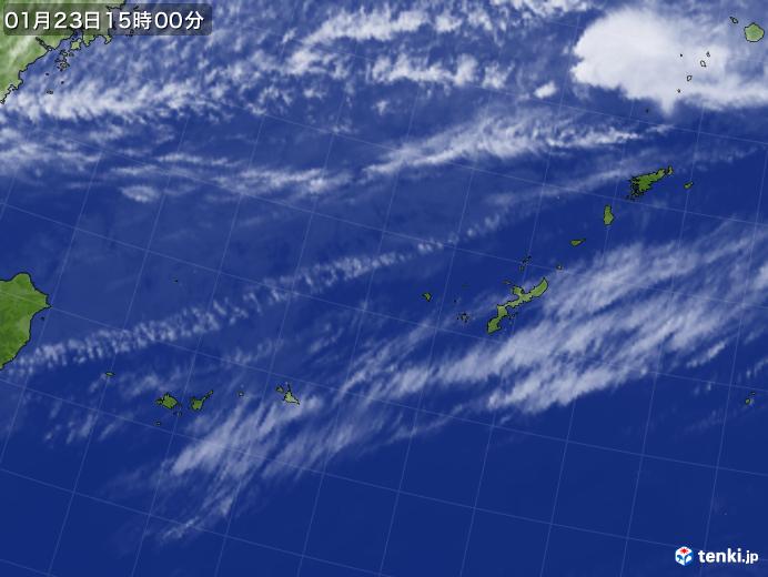 実況天気図(2020年01月23日)