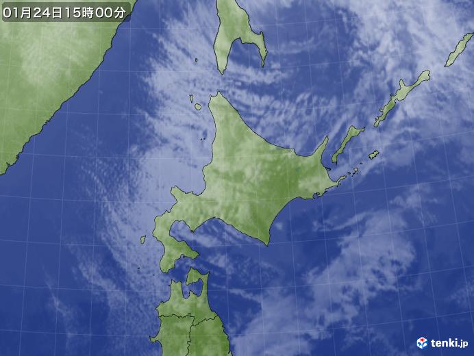 実況天気図(2020年01月24日)