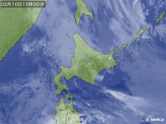 実況天気図(2020年02月10日)