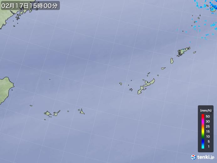 実況天気図(2020年02月17日)