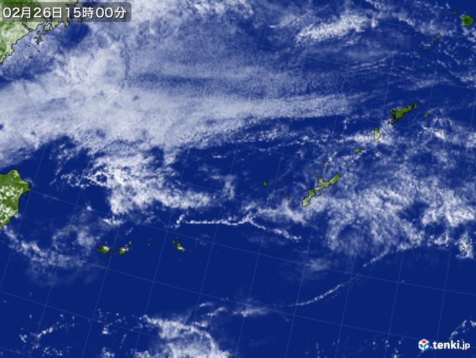 実況天気図(2020年02月26日)