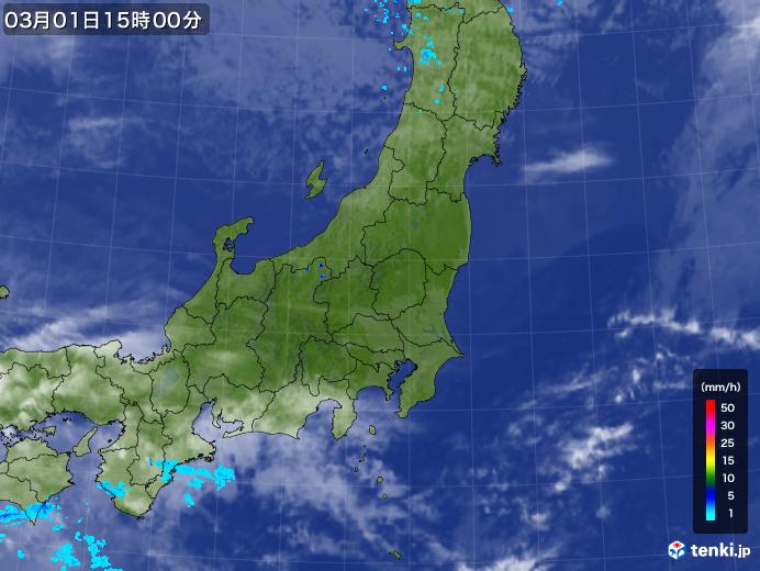 実況天気図(2020年03月01日)