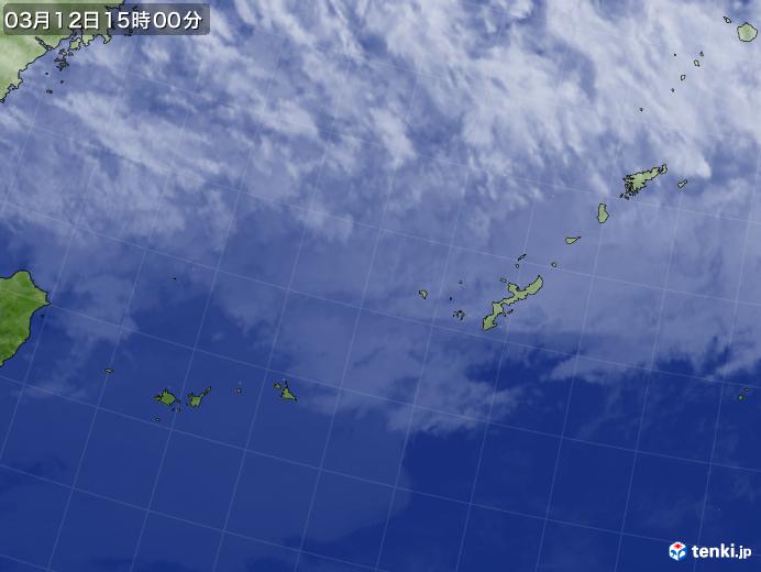 実況天気図(2020年03月12日)